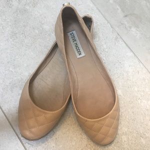 Steve Madden Quilted Leather Flats